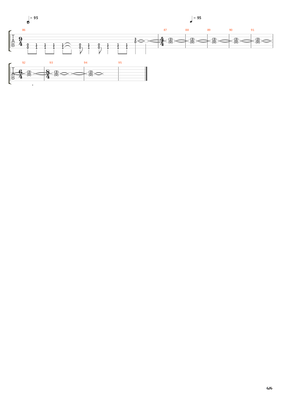Idioms吉他谱