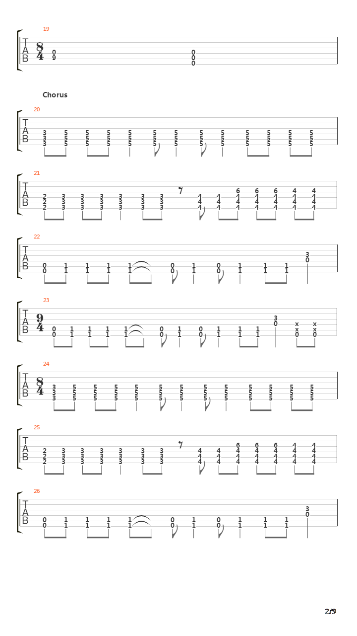 Idioms吉他谱