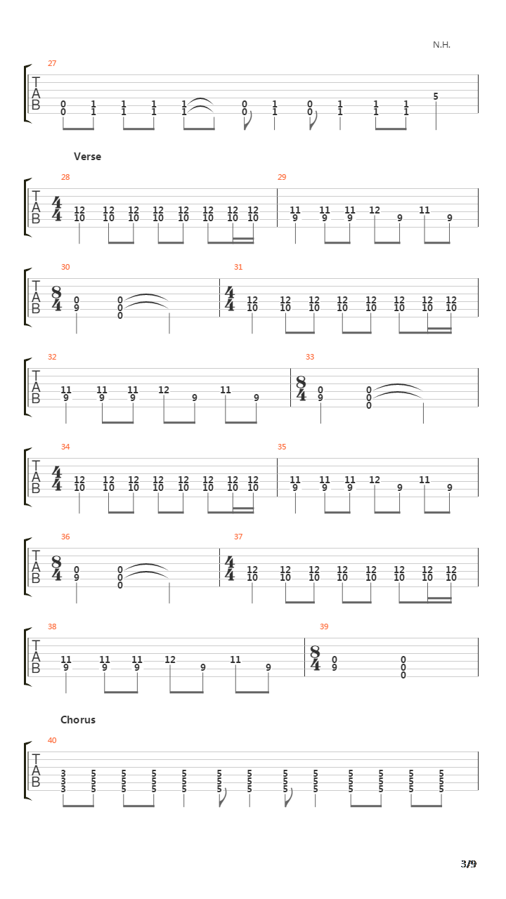 Idioms吉他谱
