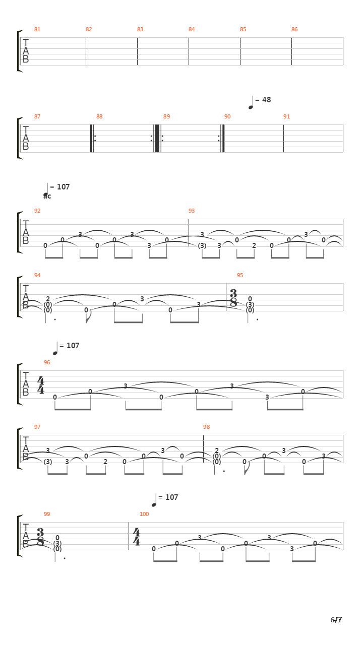 Shizth吉他谱