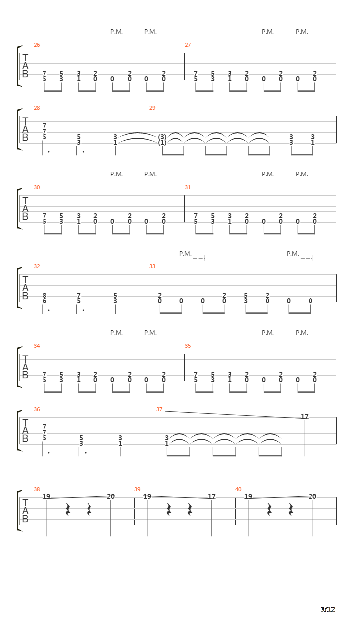 Dominator吉他谱