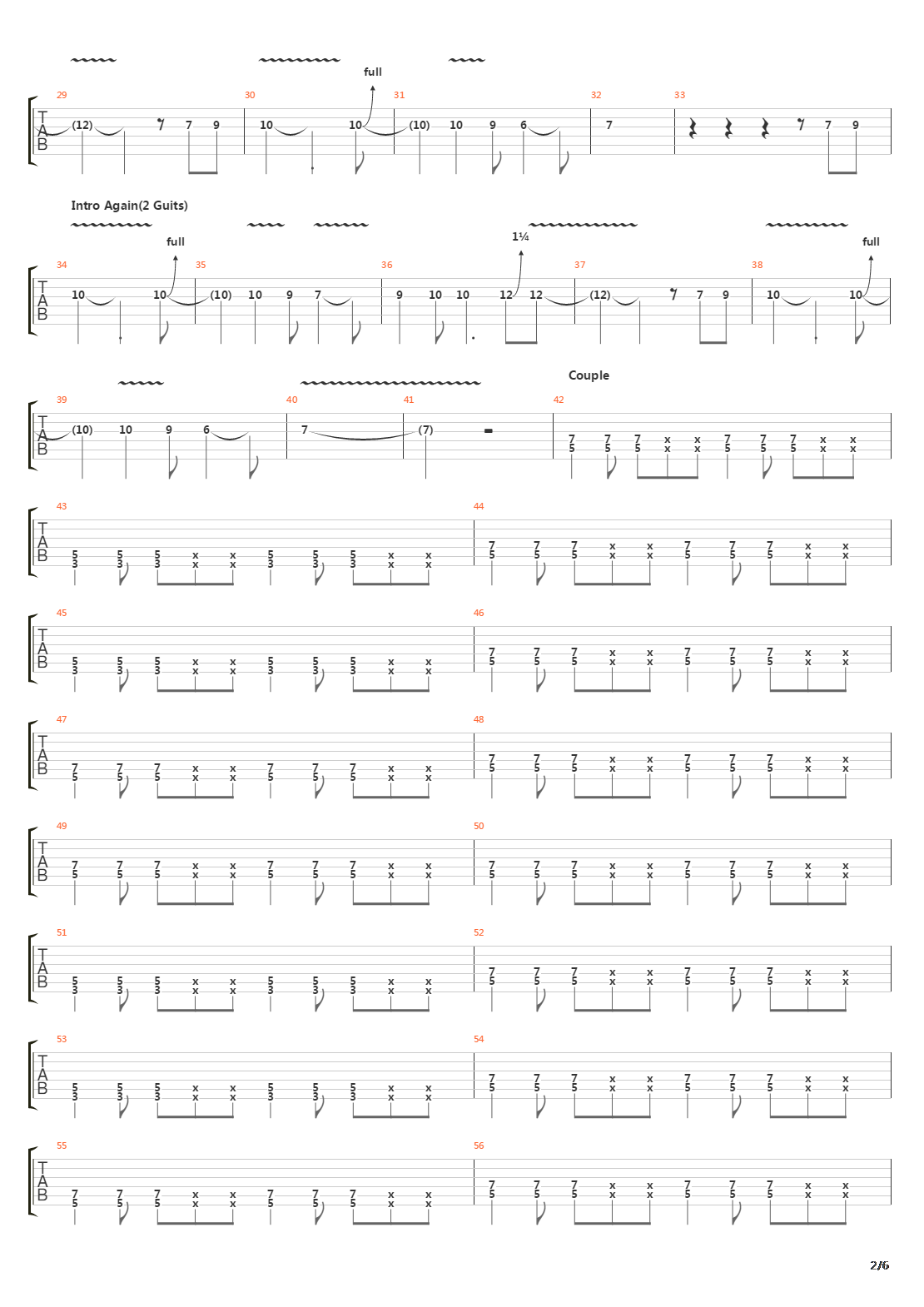 Sympahty吉他谱