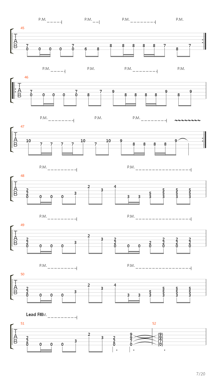 Forgotten Realm吉他谱