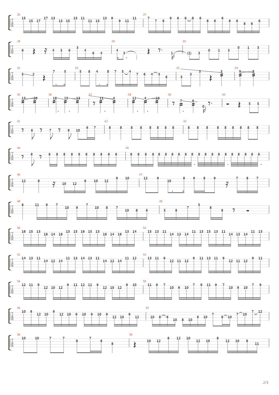 Cherokee吉他谱