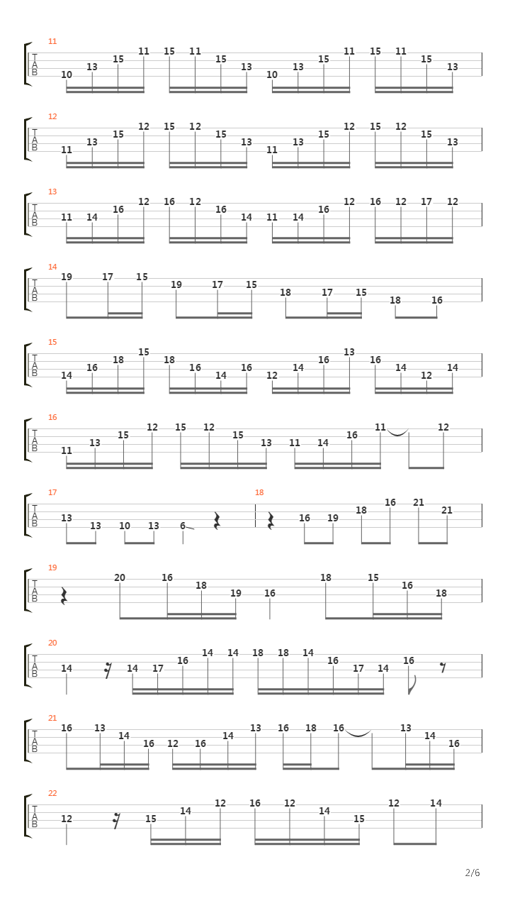 Cherokee吉他谱