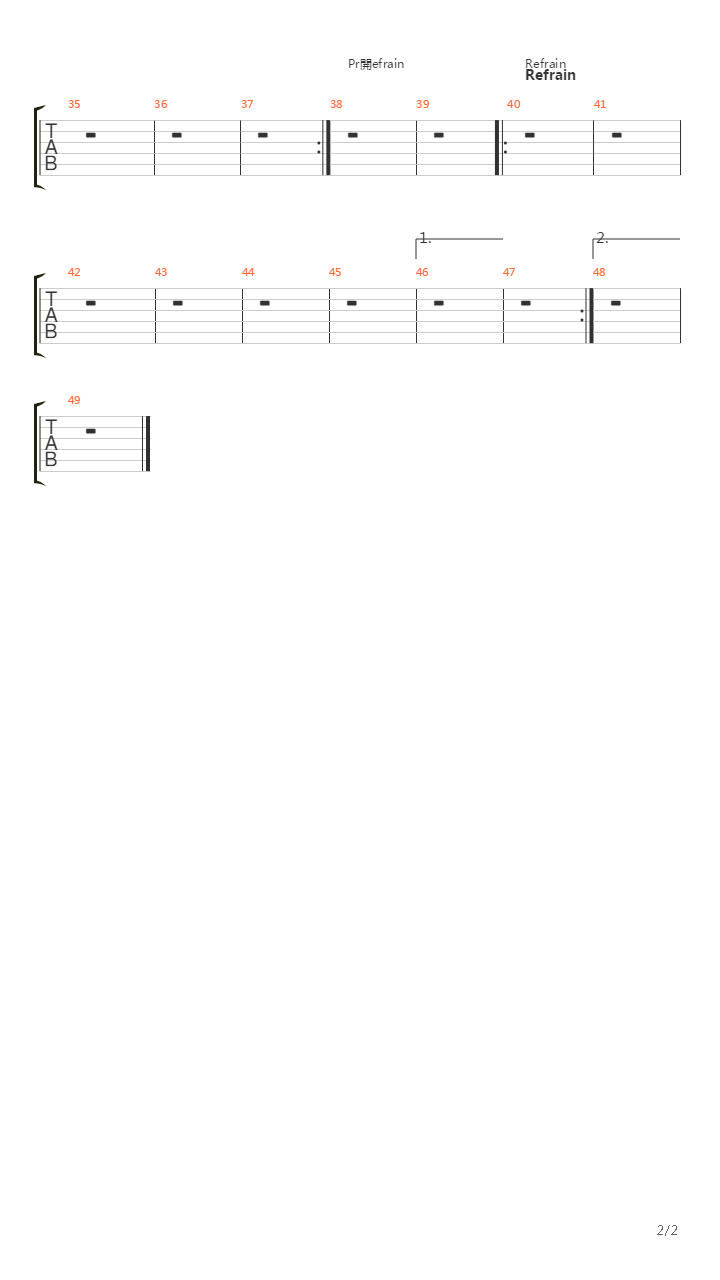 YMCA吉他谱