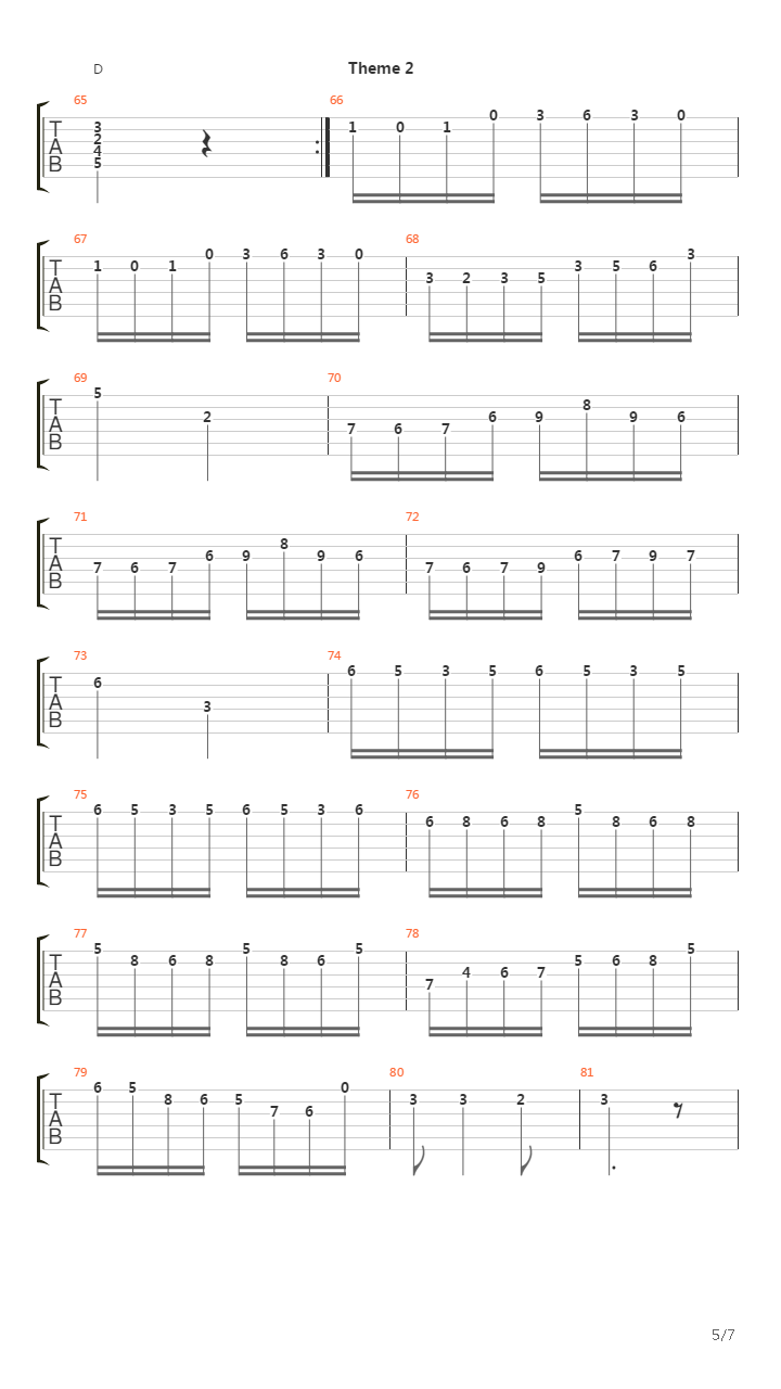 Chardasz吉他谱