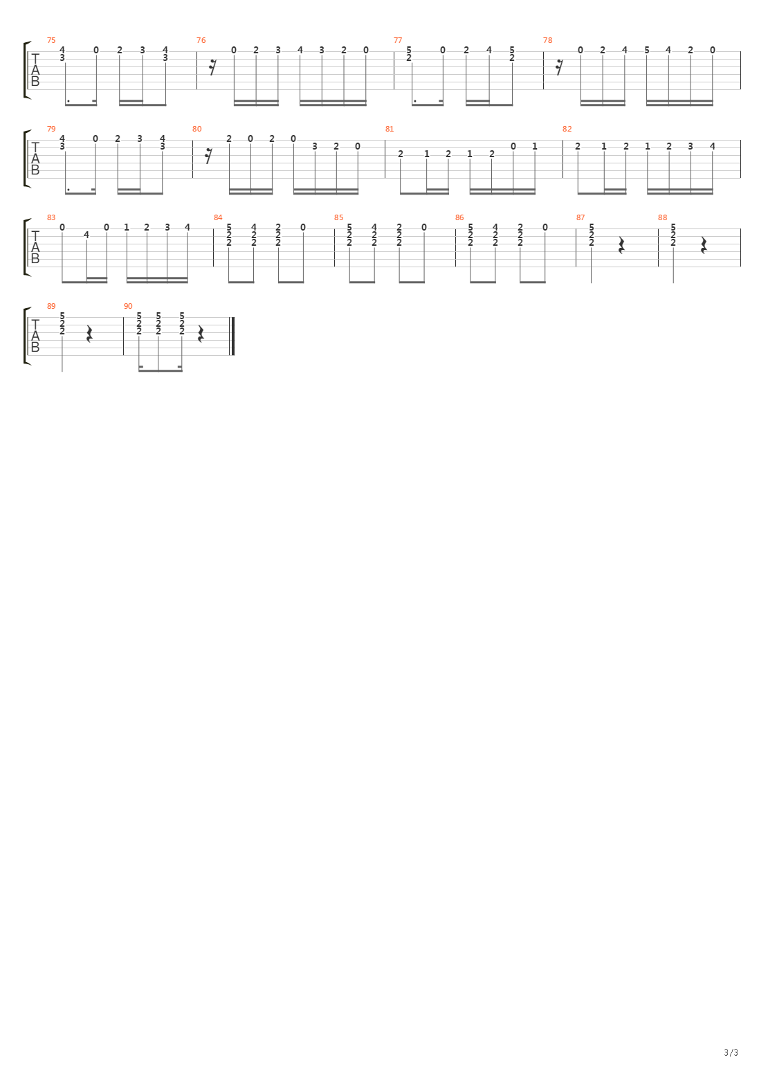 Brasileirinho吉他谱