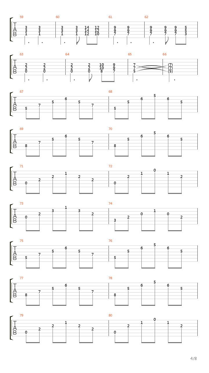 Without You吉他谱