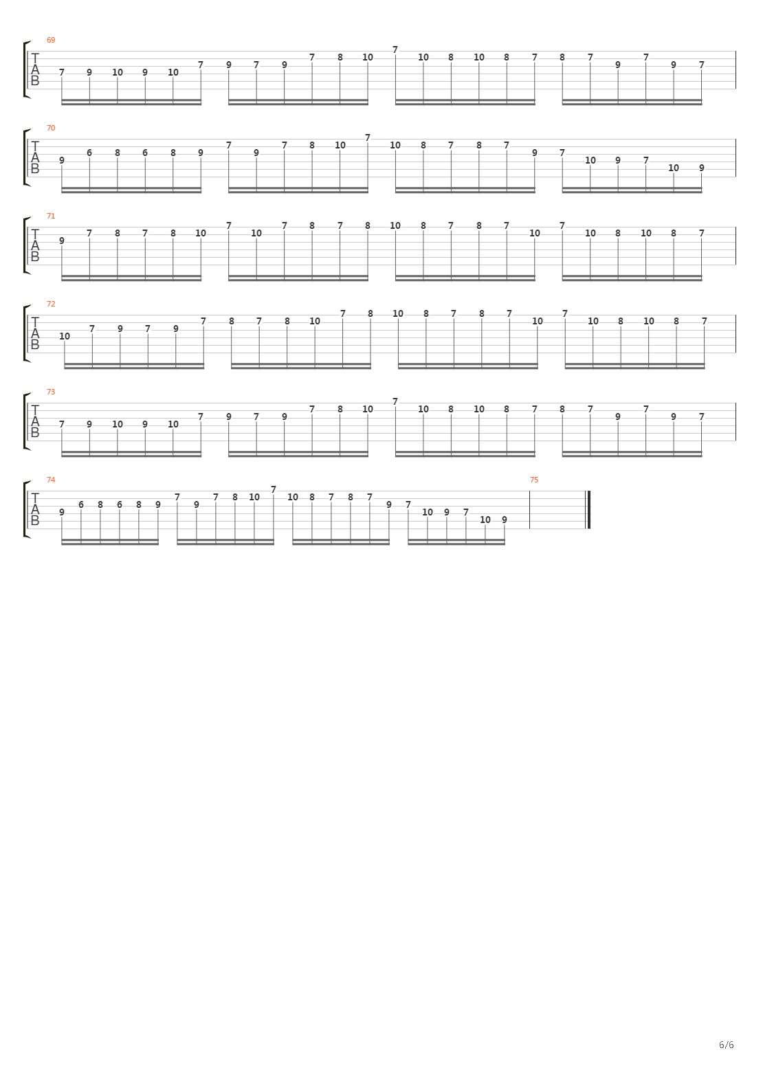 The Moldau吉他谱