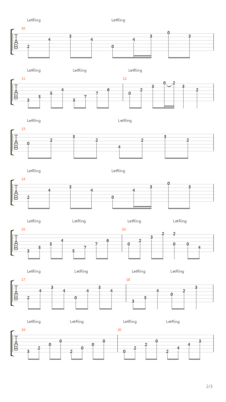 As The Deer吉他谱