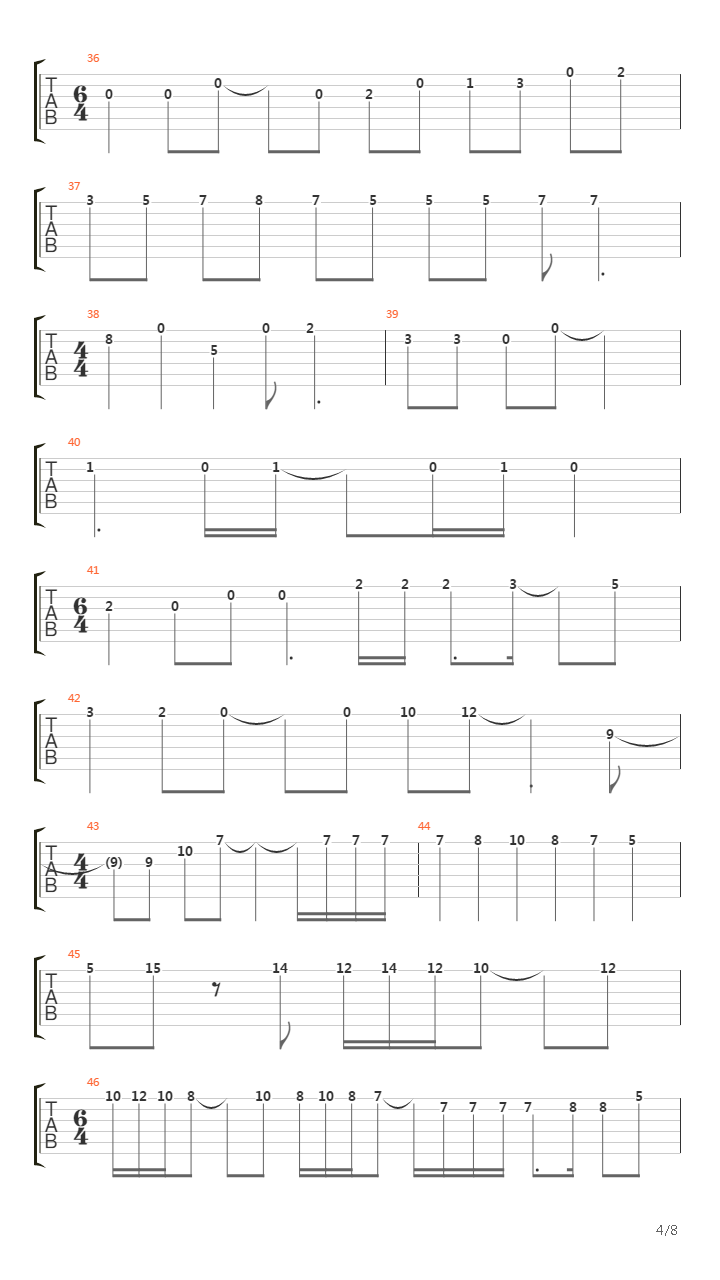 Fantasia Suite (Part 2 of 3)吉他谱