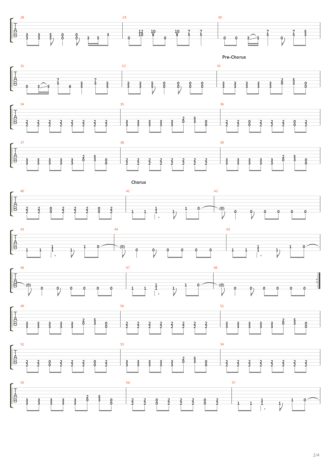 Died吉他谱