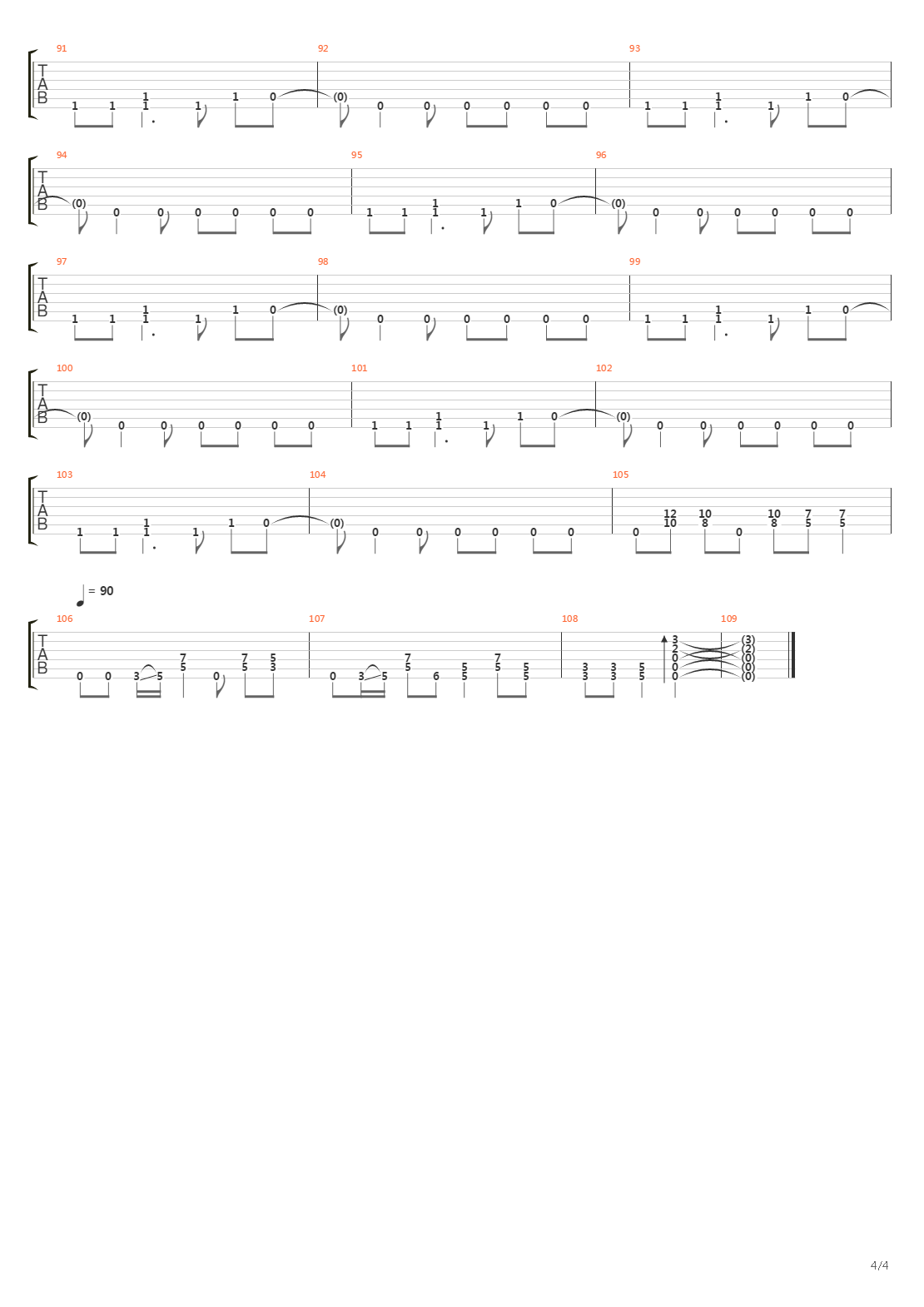 Died吉他谱