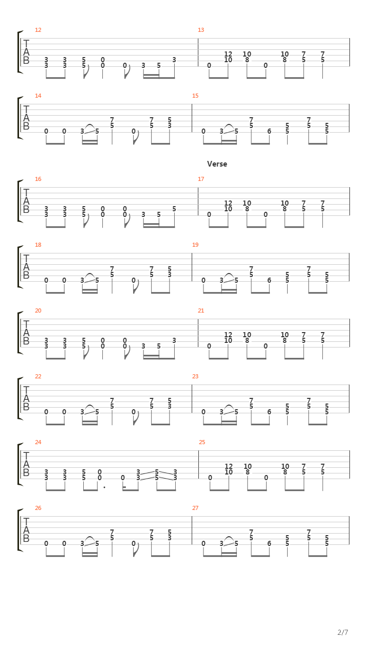 Died吉他谱