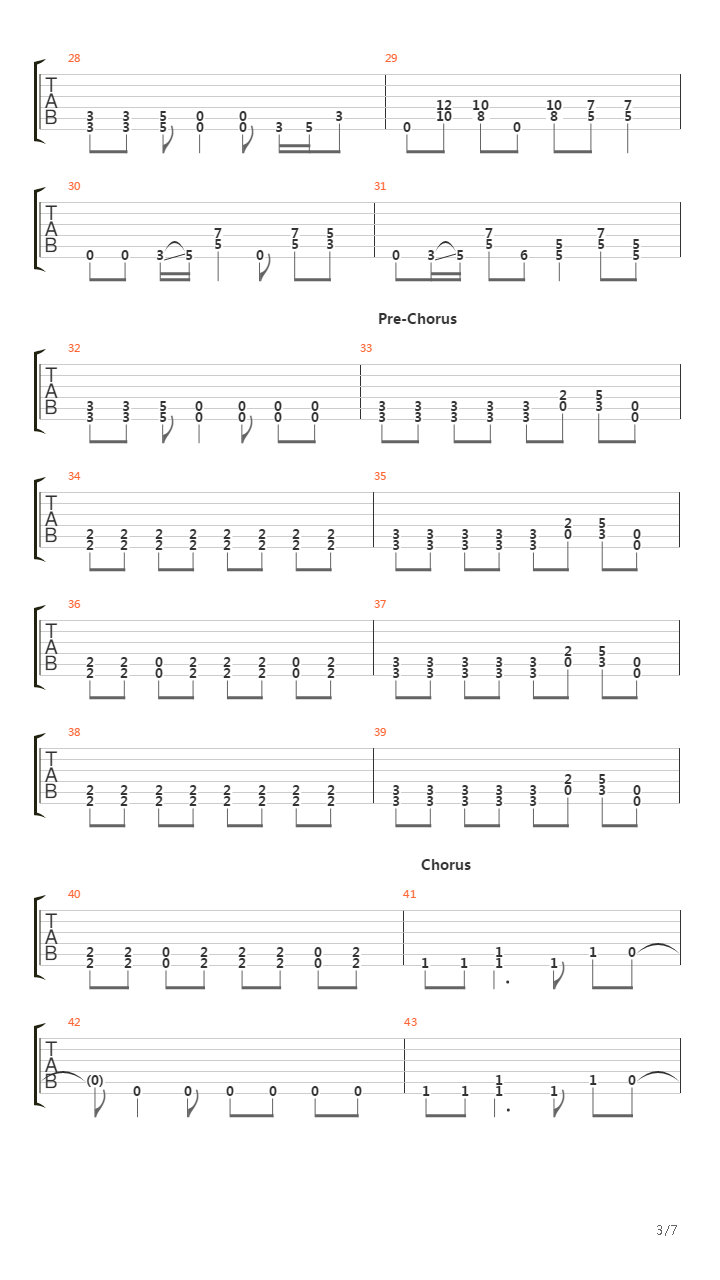 Died吉他谱