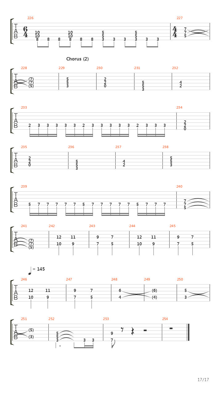 Winds Of Destination吉他谱