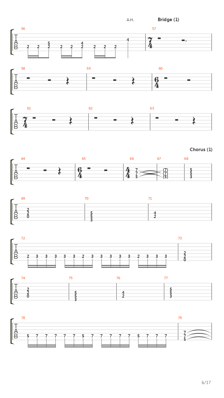 Winds Of Destination吉他谱