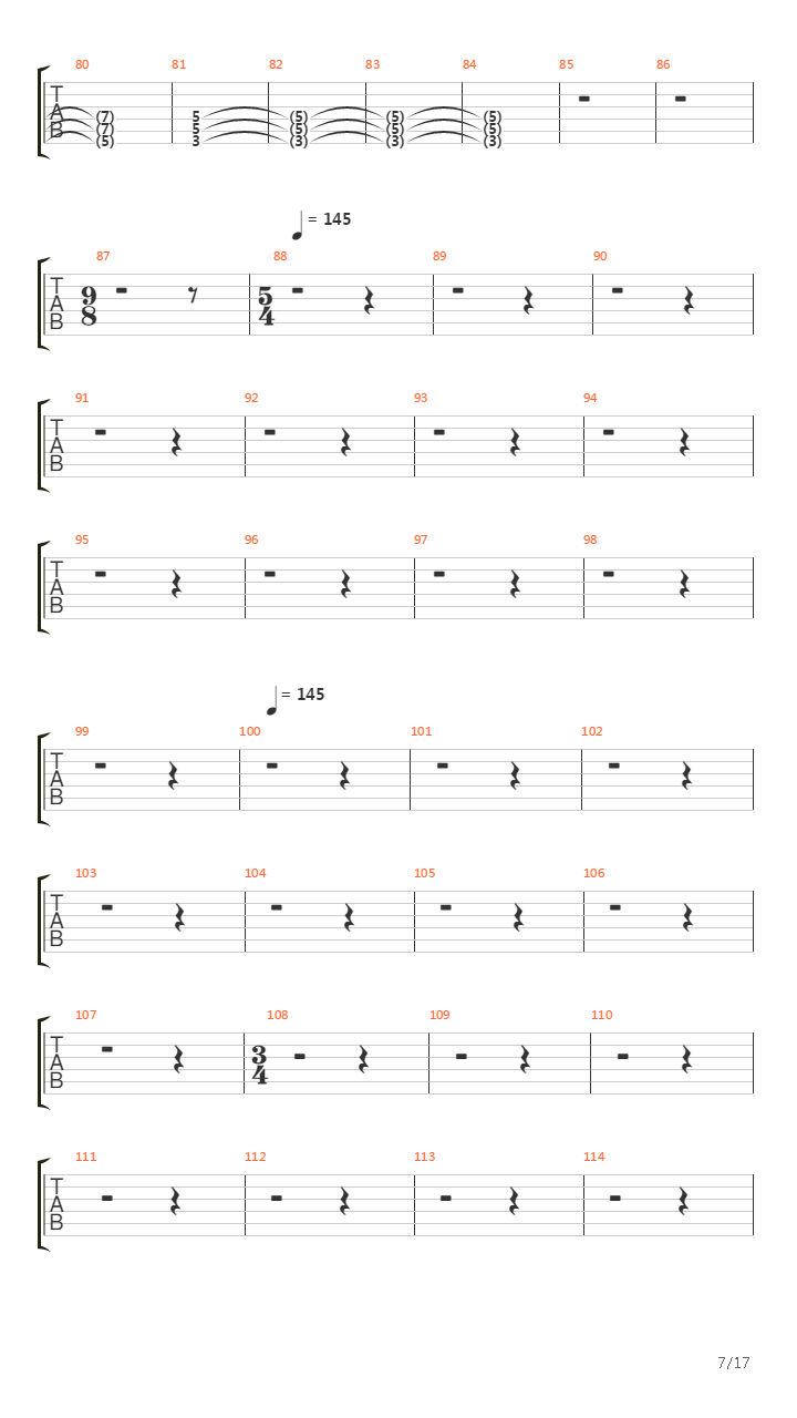 Winds Of Destination吉他谱