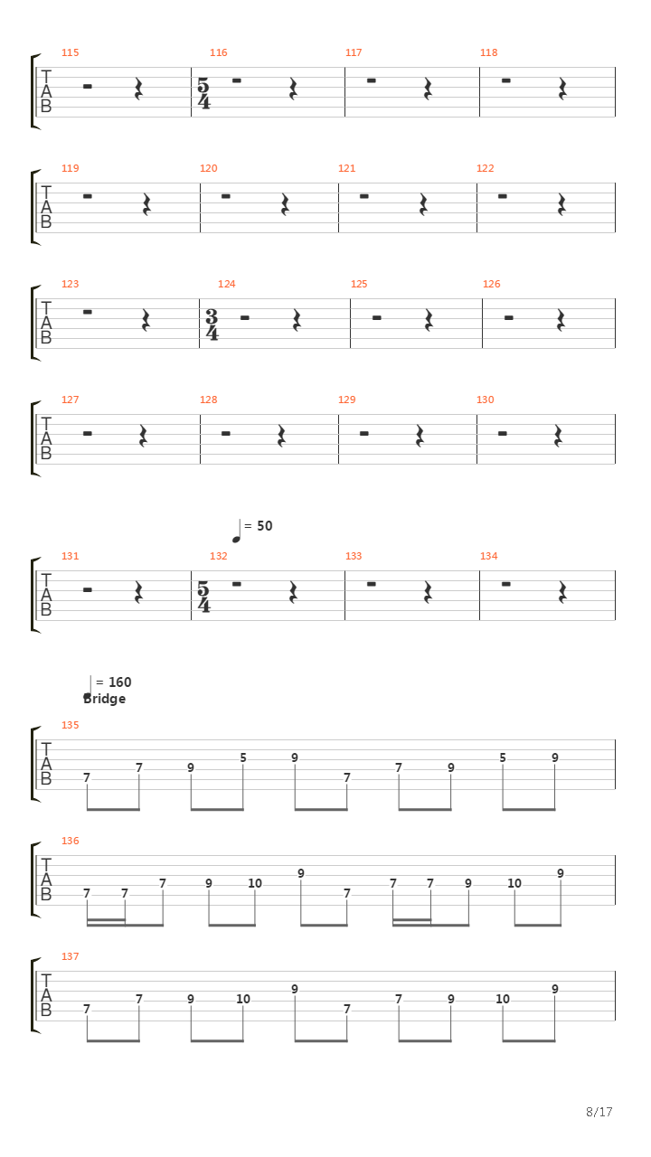 Winds Of Destination吉他谱