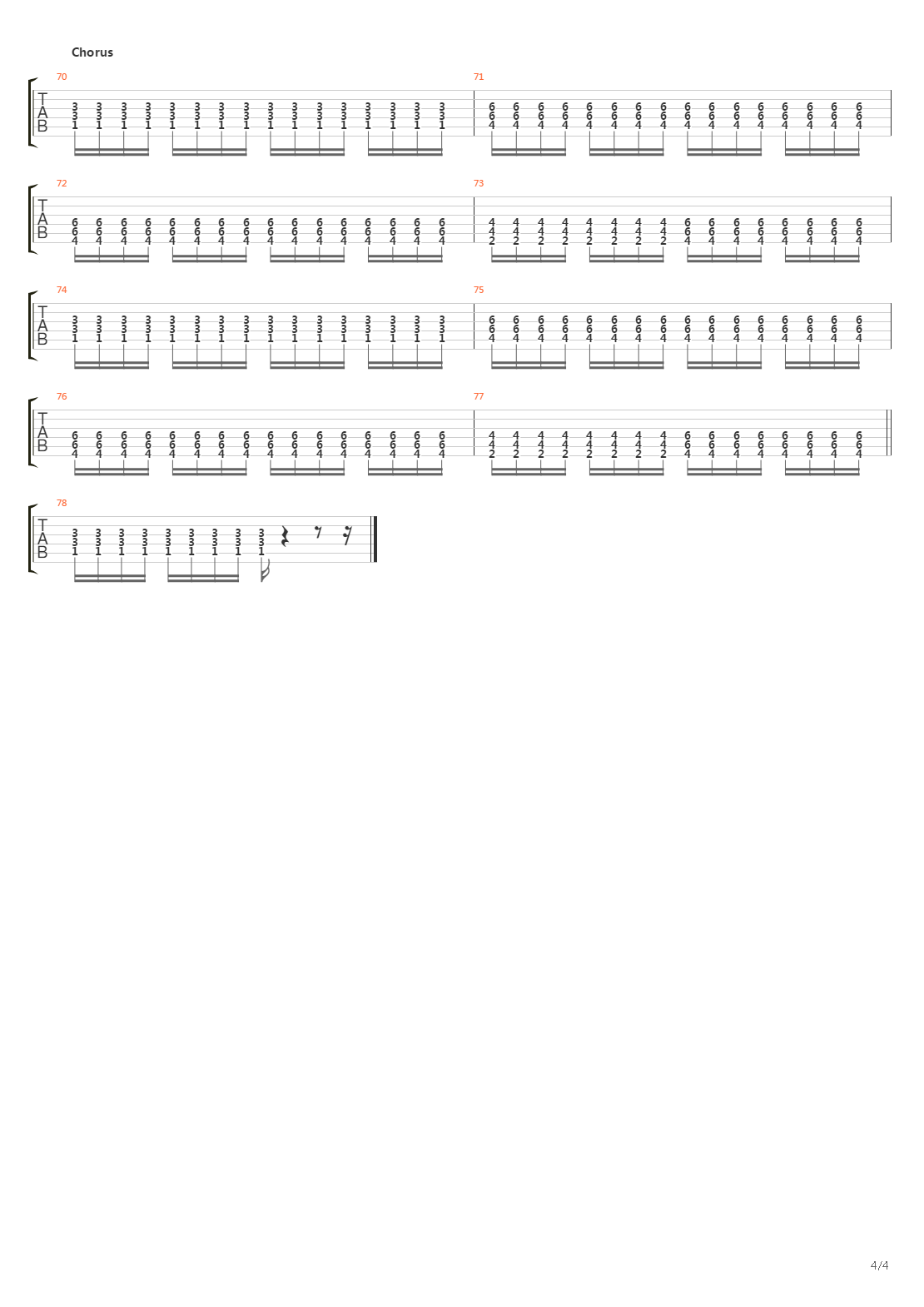 The Press Corpse吉他谱