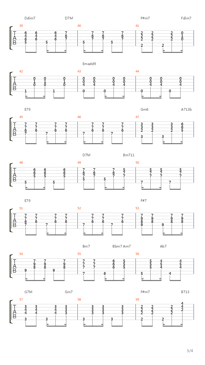 Chega De Saudade吉他谱