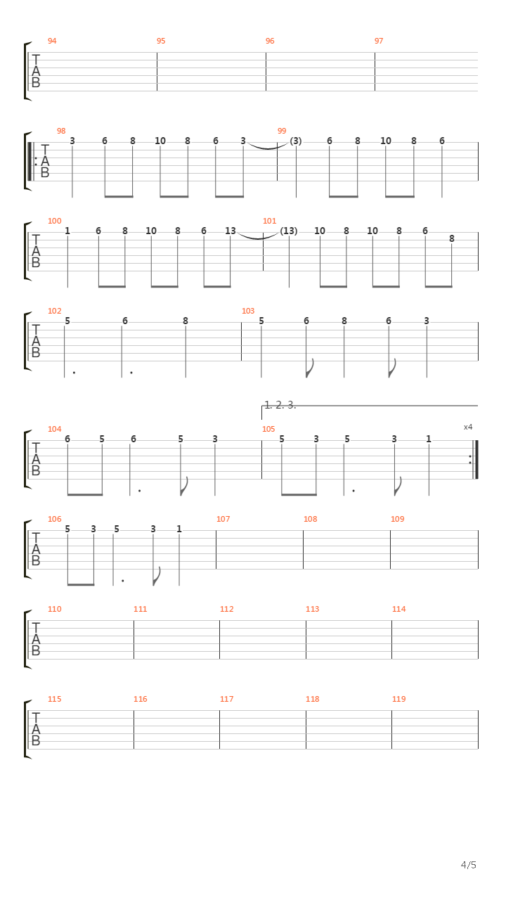 Prologue吉他谱