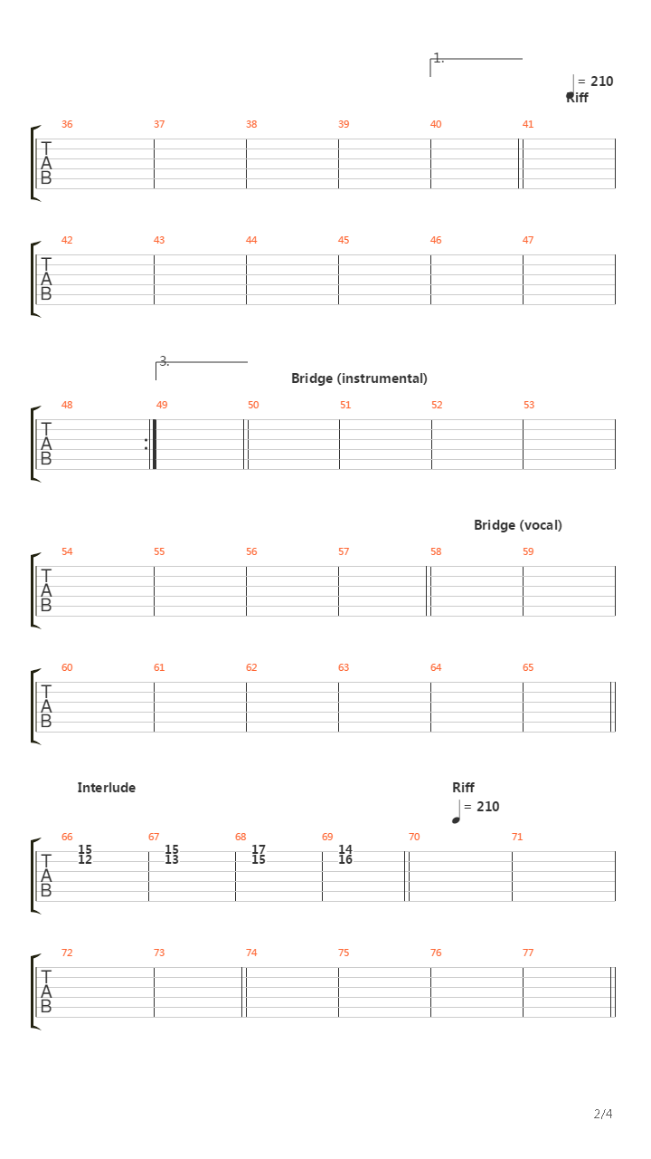 As The Pages Burn吉他谱