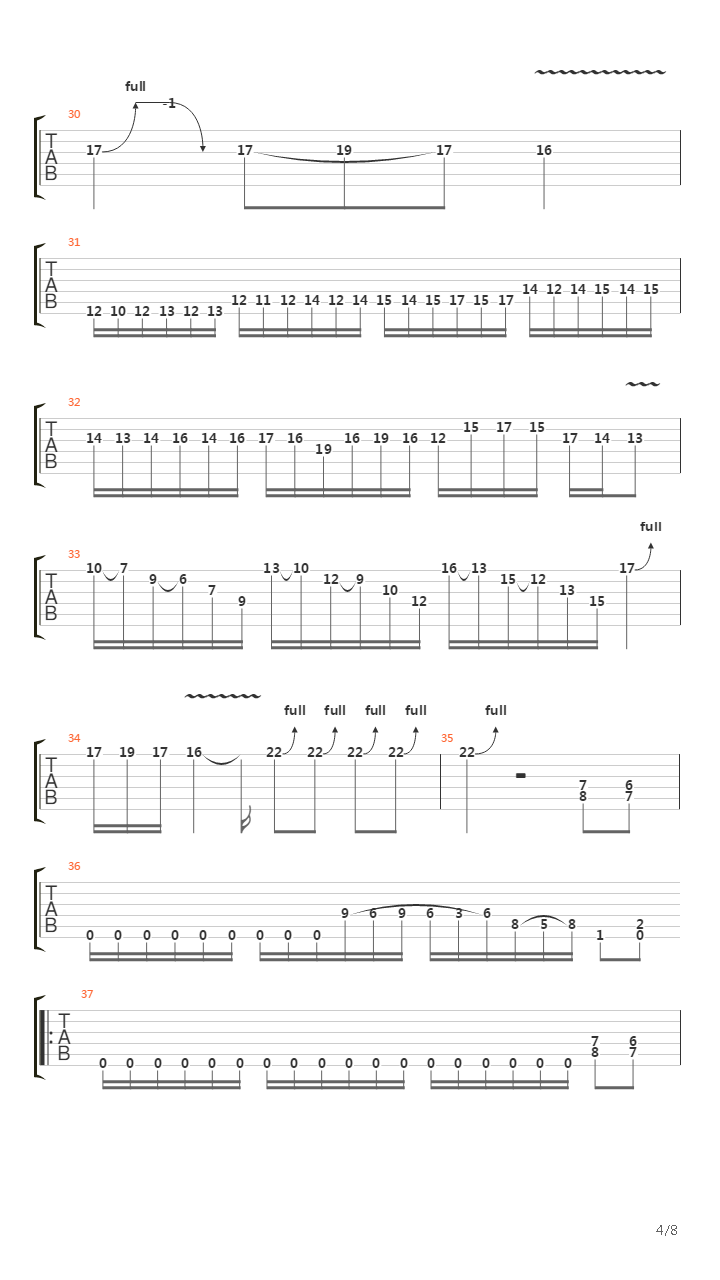 Pilgrim吉他谱