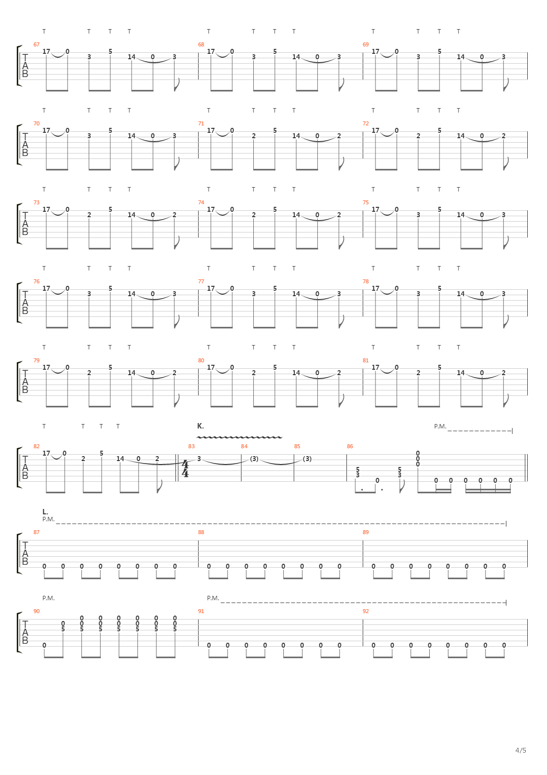 Early Grave吉他谱