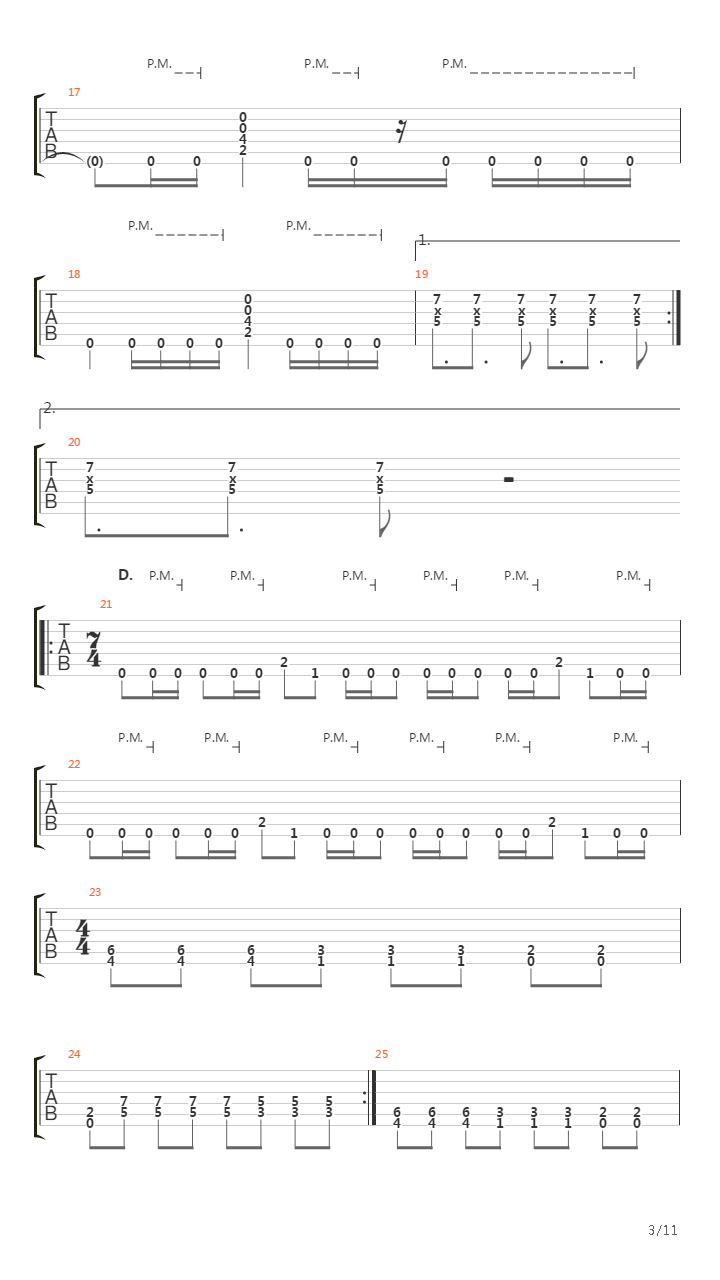 Early Grave吉他谱