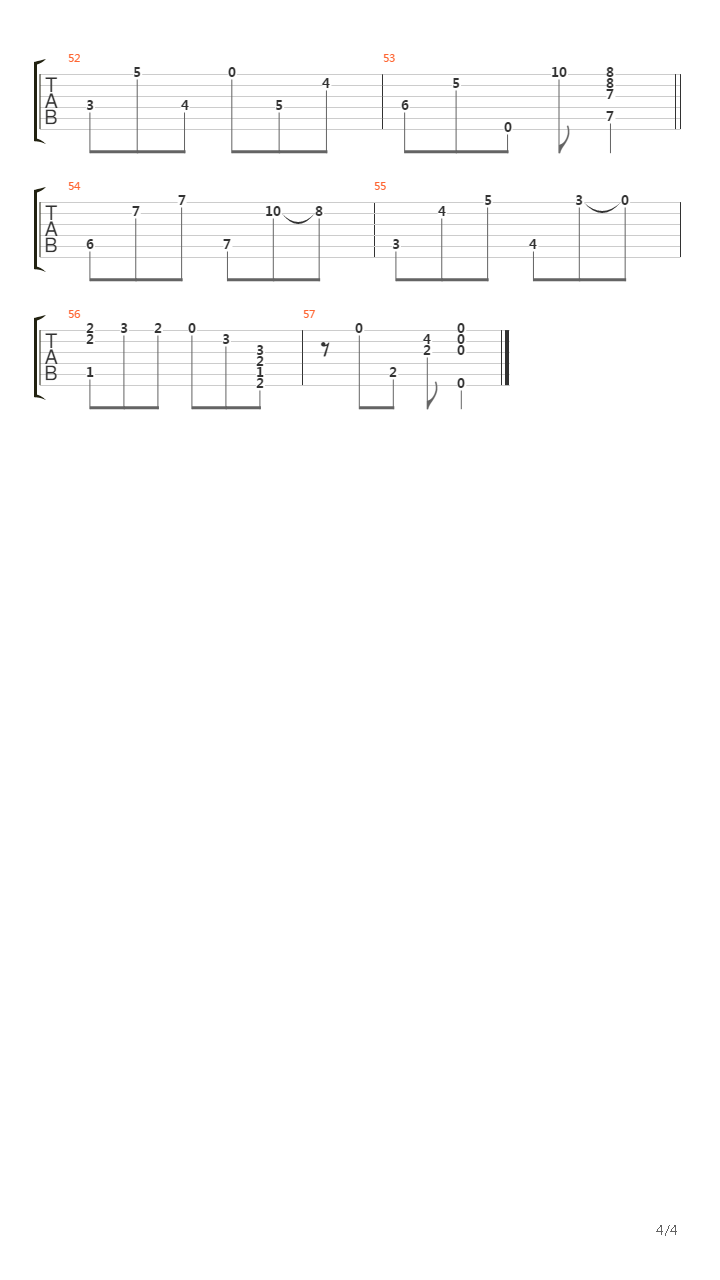 Camino De Las Tropas吉他谱