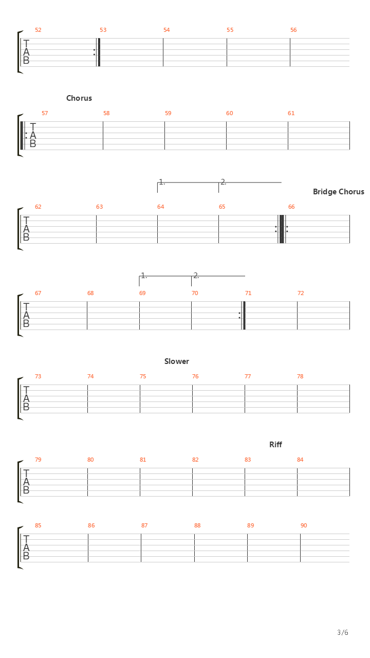 Erase吉他谱