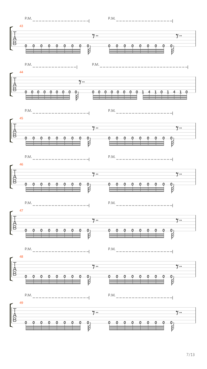 Faded Line吉他谱