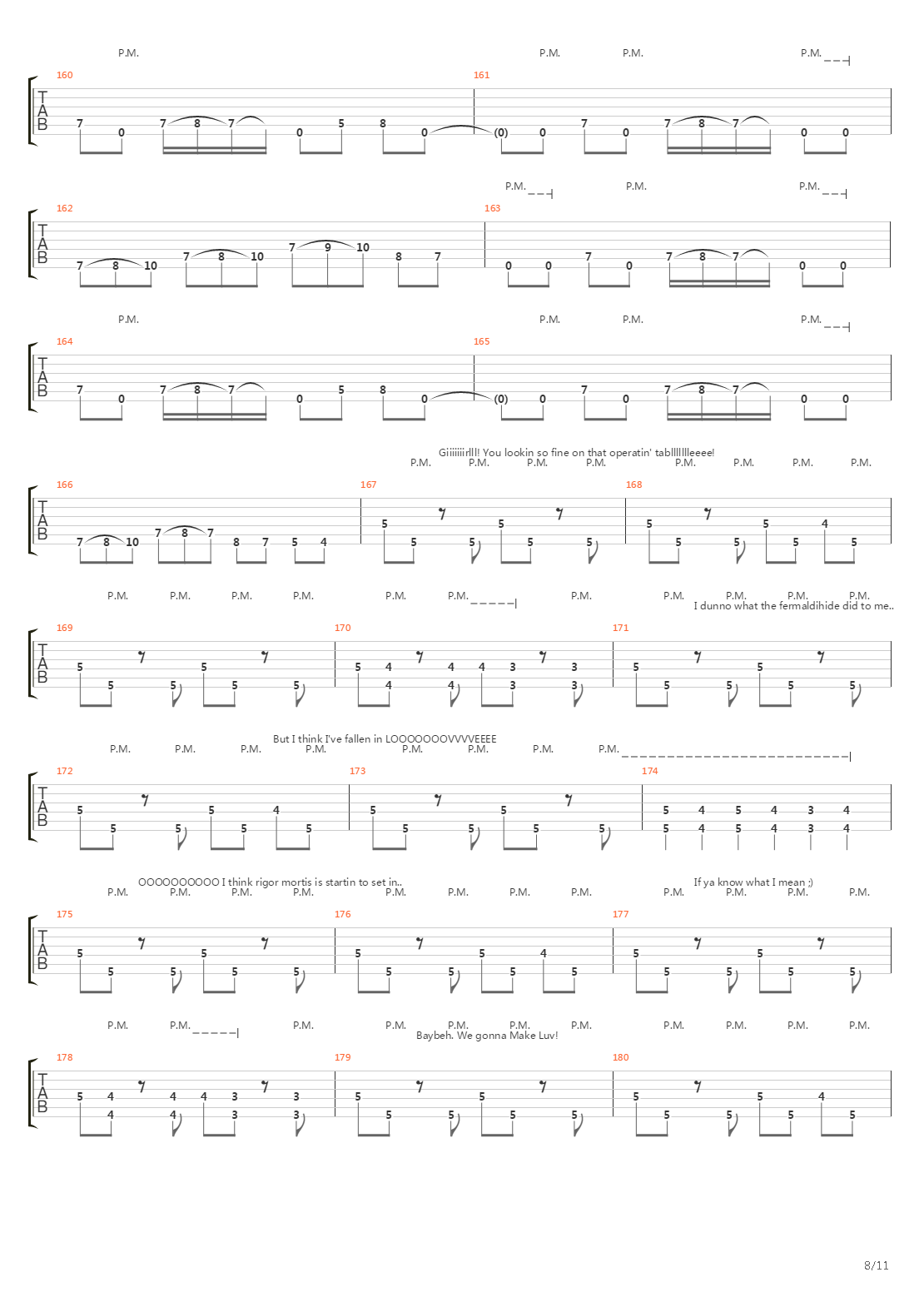 Tail From The Crypt吉他谱