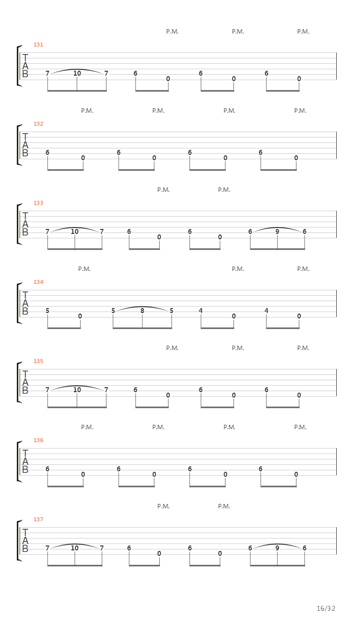 Tail From The Crypt吉他谱