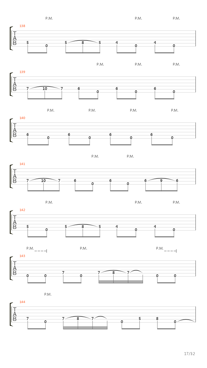 Tail From The Crypt吉他谱