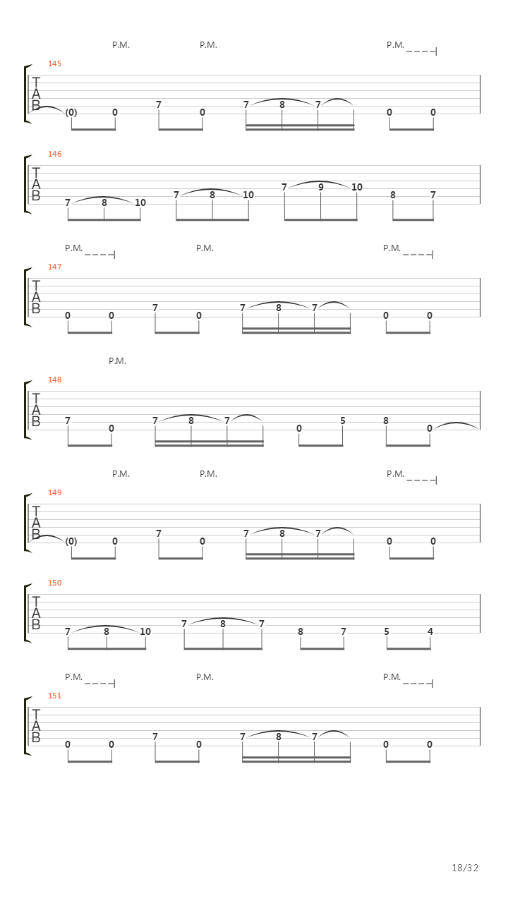 Tail From The Crypt吉他谱