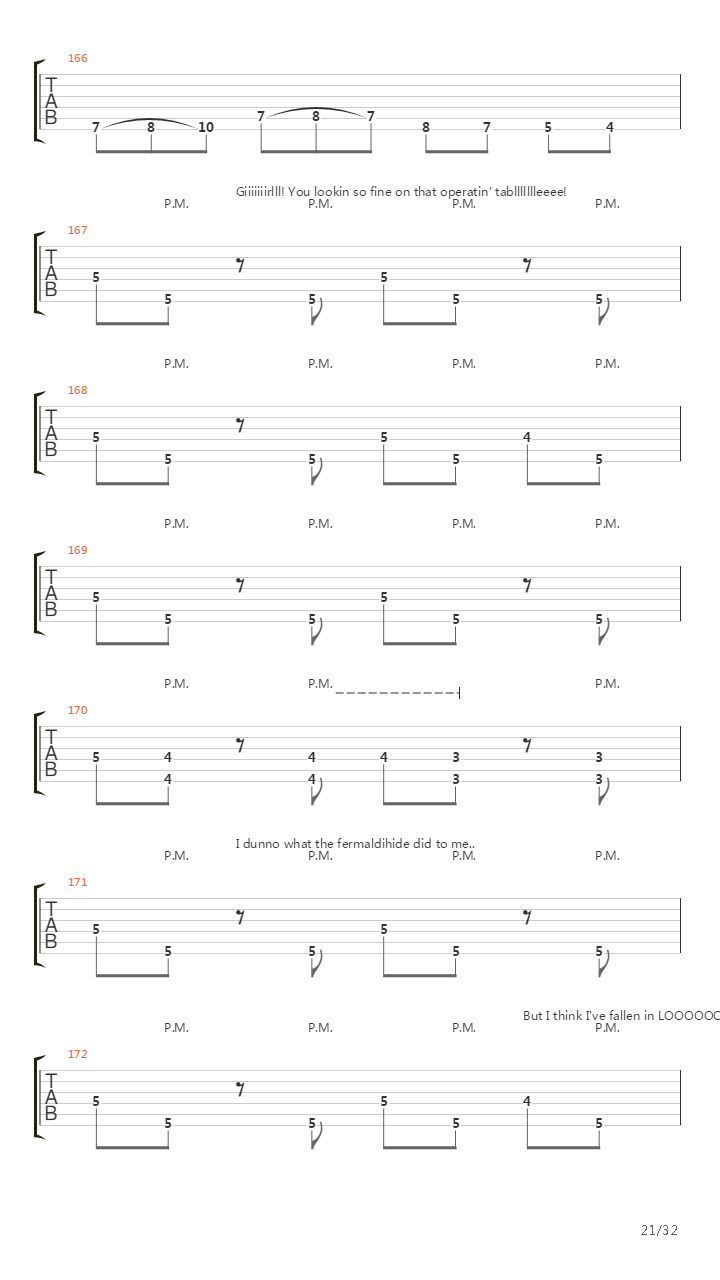 Tail From The Crypt吉他谱