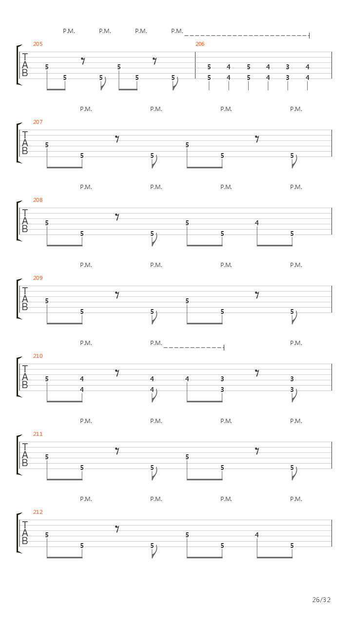 Tail From The Crypt吉他谱