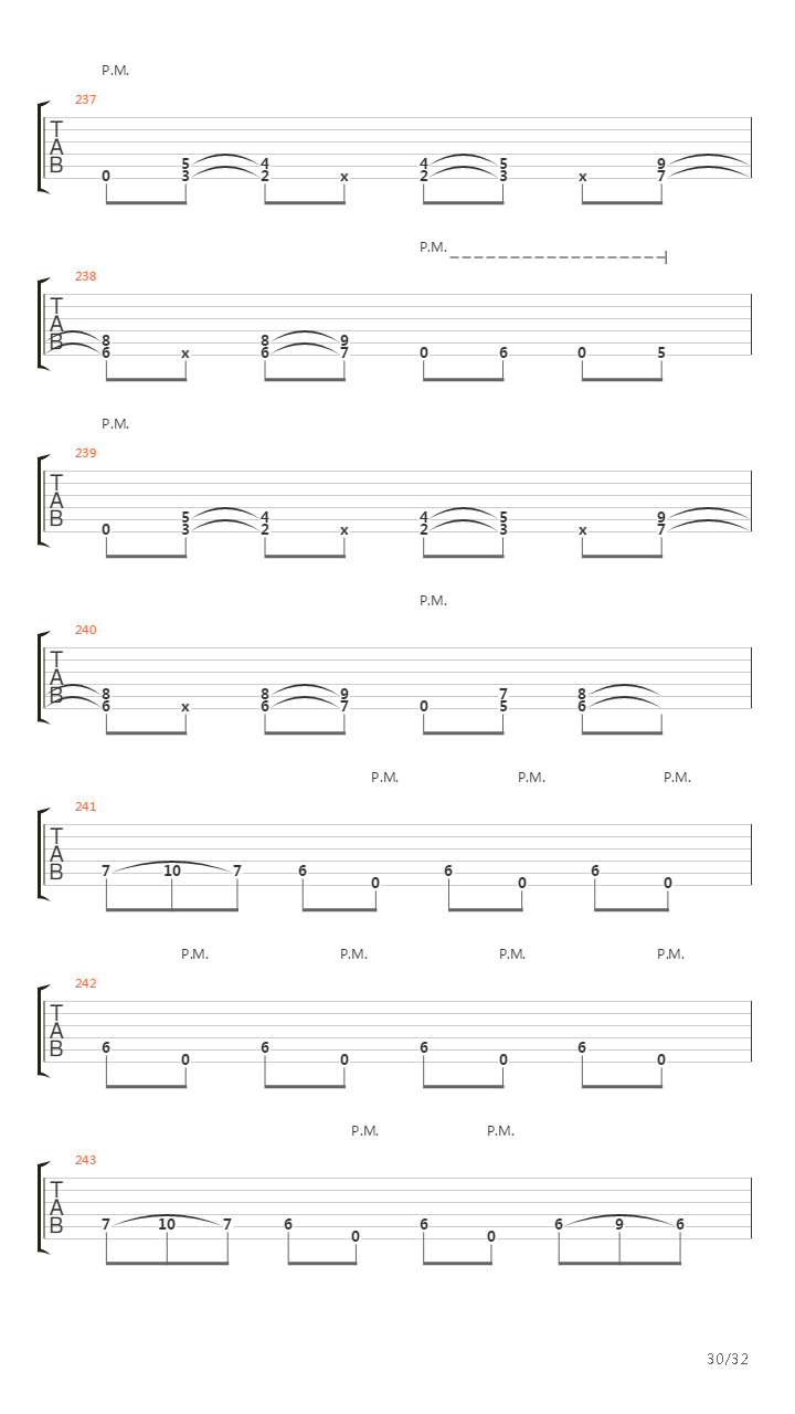 Tail From The Crypt吉他谱