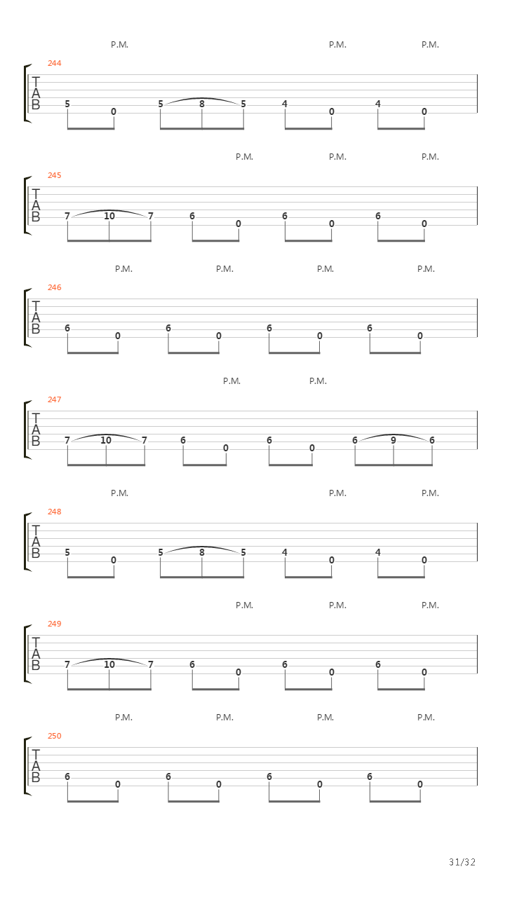 Tail From The Crypt吉他谱