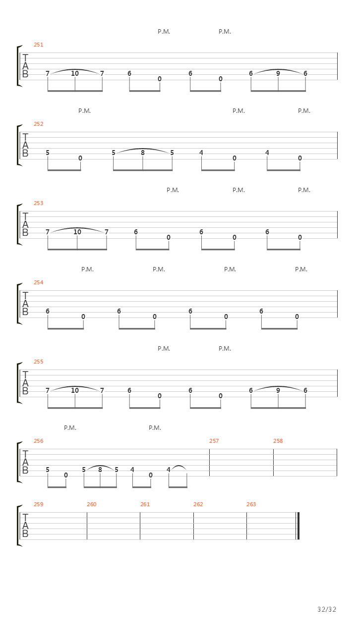 Tail From The Crypt吉他谱