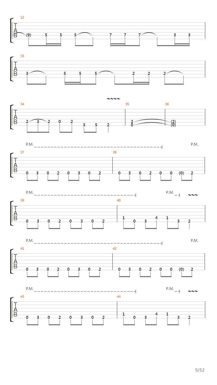 Tail From The Crypt吉他谱