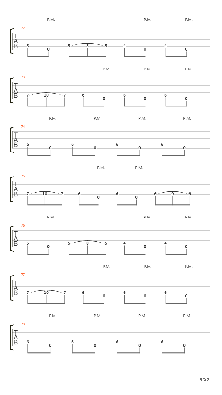 Tail From The Crypt吉他谱