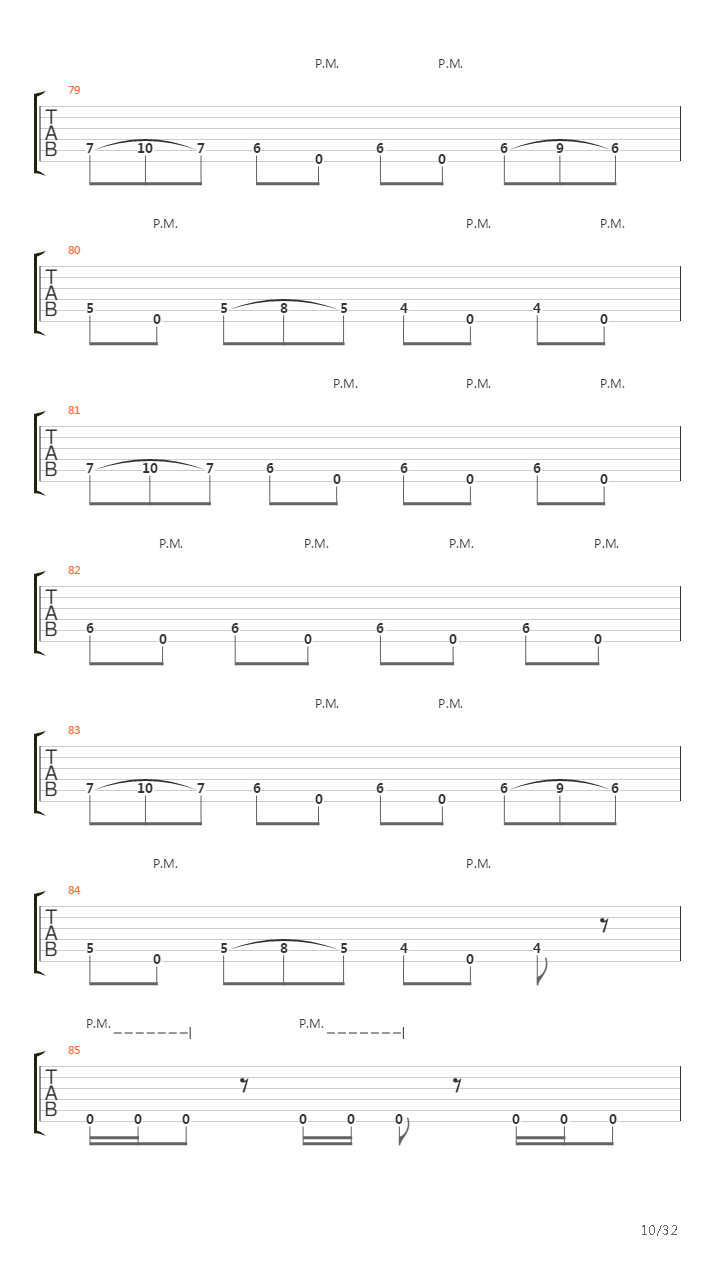 Tail From The Crypt吉他谱