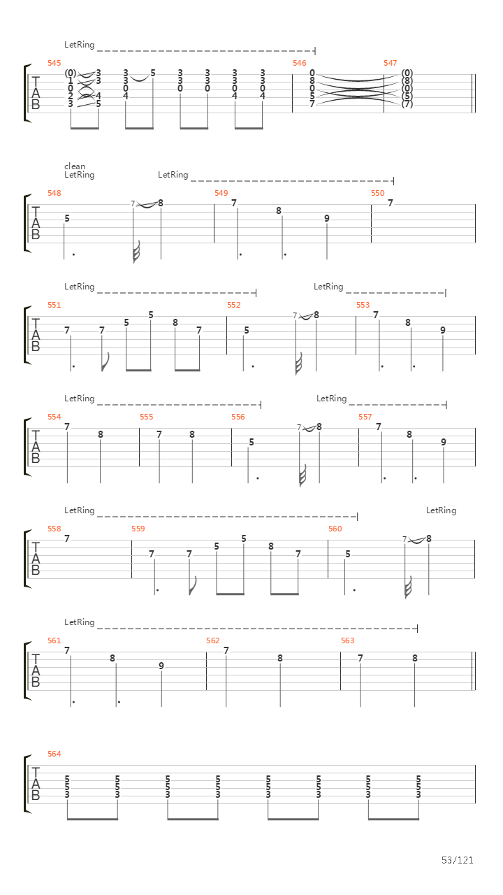 Texas In July吉他谱