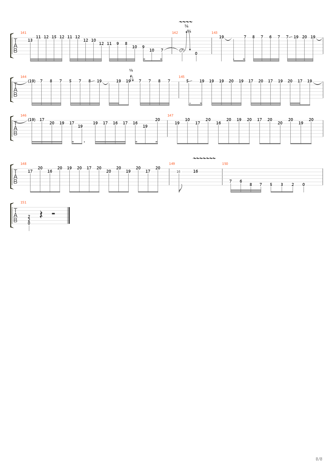 Molto Arpeggiosa吉他谱