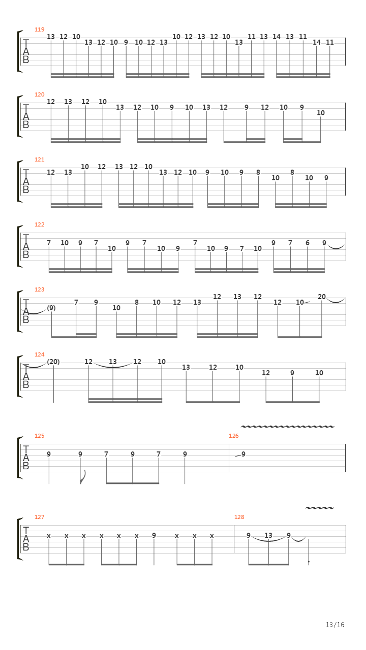 Molto Arpeggiosa吉他谱