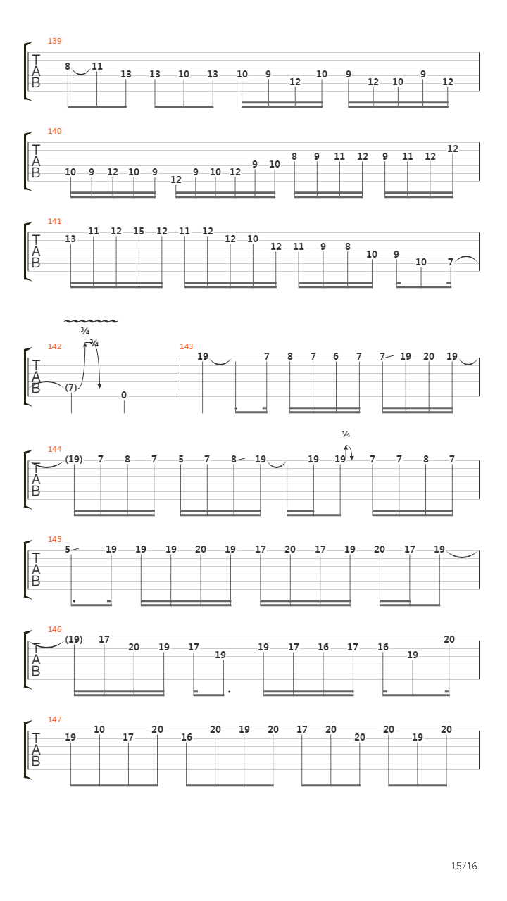 Molto Arpeggiosa吉他谱
